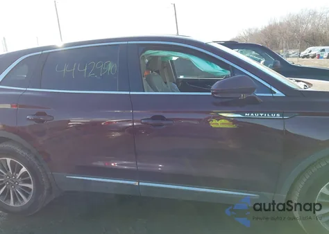 2022 Lincoln Nautilus Reserve z USA, uszkodzony, nr VIN 2LMPJ8K96NBL05739